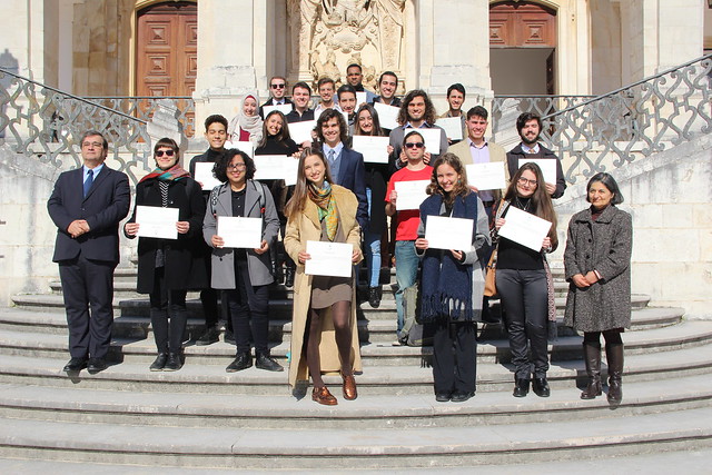 Cerimónia de entrega de certificados das bolsas de mérito estudantes internacionais 2018/2019