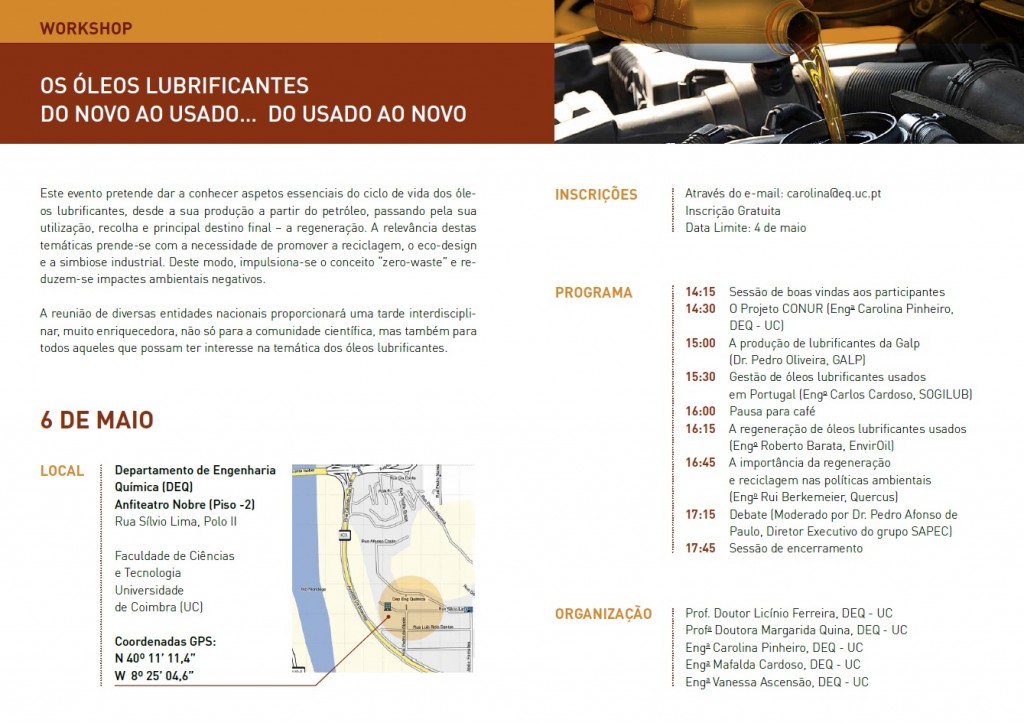 workshop oleos lubrificantes